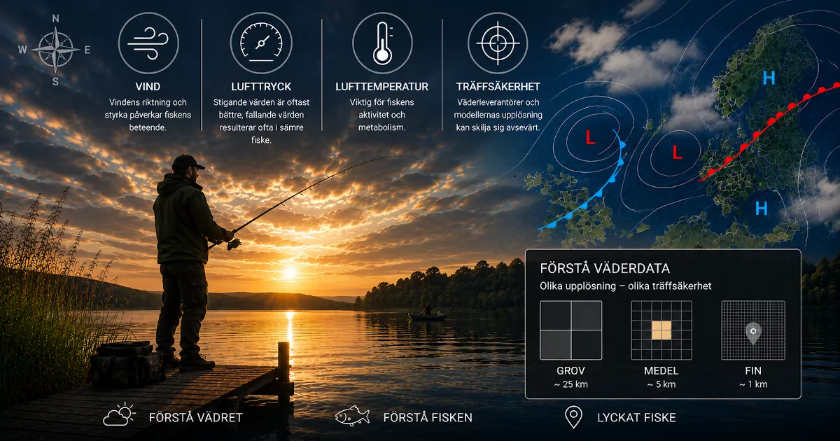 Rutnätsupplösning: från grovt 25-km-rutnät till fint 1-km-rutnät — ju finare rutnät, desto närmare ligger modellvärdet den faktiska platsen