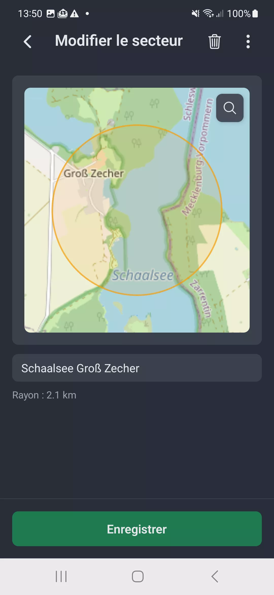 Capture d'ecran : Creer un territoire